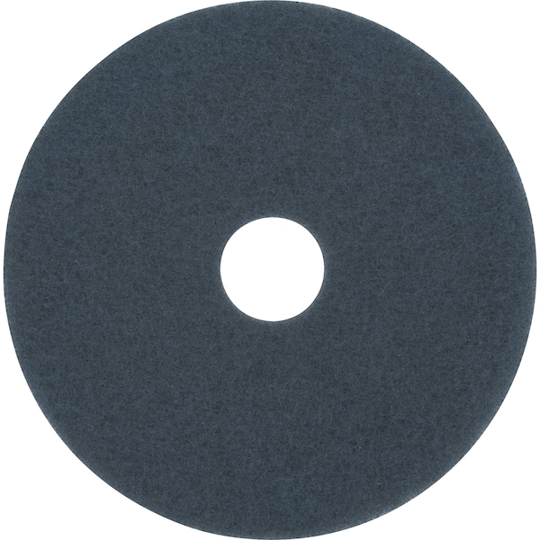 Floor Cleaning Pads, 14" Blue, PK 5